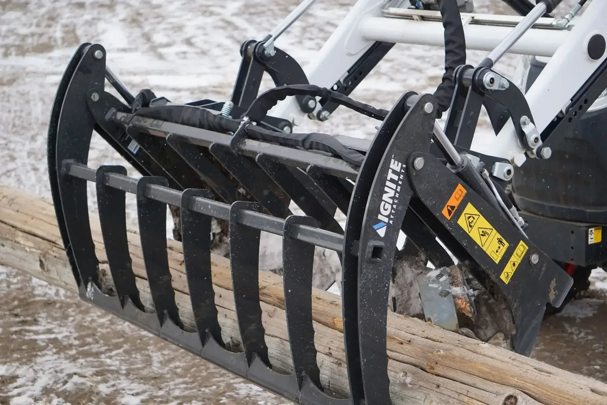 Ignite 60” Compact Tractor Grapple - Log Bear Works