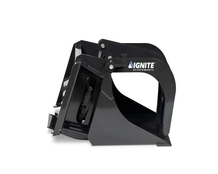 Ignite Attachments 44-Inch Mini Bucket Grapple | All-Purpose Material Handler for Mini Track Loaders - Log Bear Works