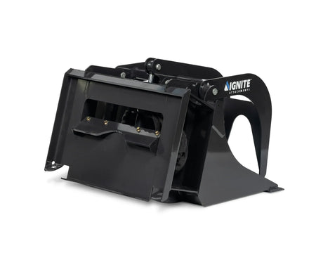 Ignite Attachments 36-Inch Mini Bucket Grapple | Compact All-Purpose Material Handler for Mini Track Loaders - Log Bear Works