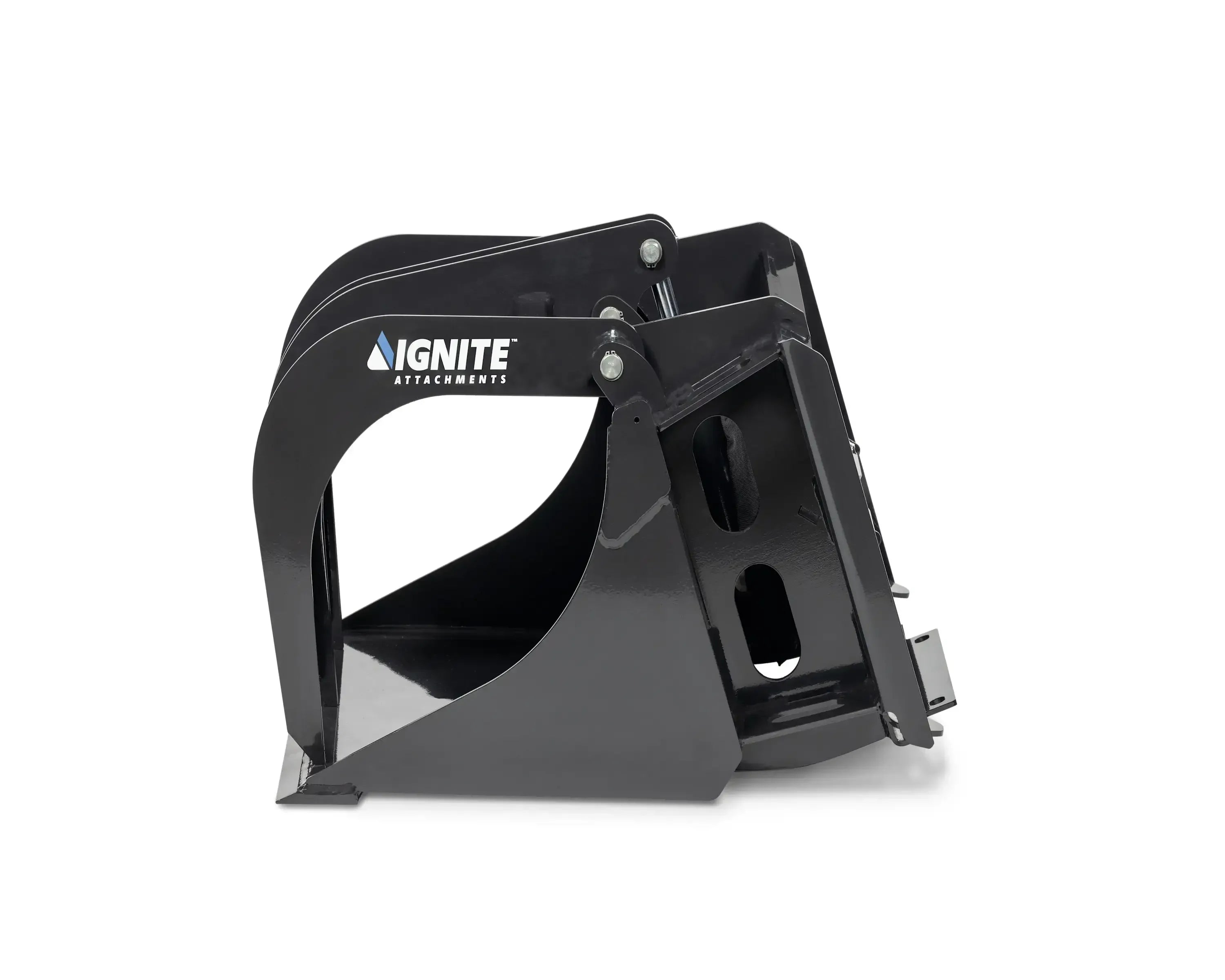 Ignite Attachments 44-Inch Mini Bucket Grapple | All-Purpose Material Handler for Mini Track Loaders - Log Bear Works