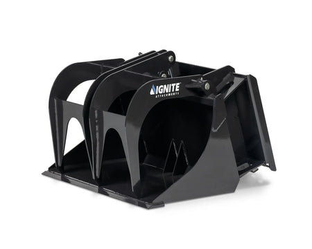 Ignite Attachments 44-Inch Mini Bucket Grapple | All-Purpose Material Handler for Mini Track Loaders - Log Bear Works