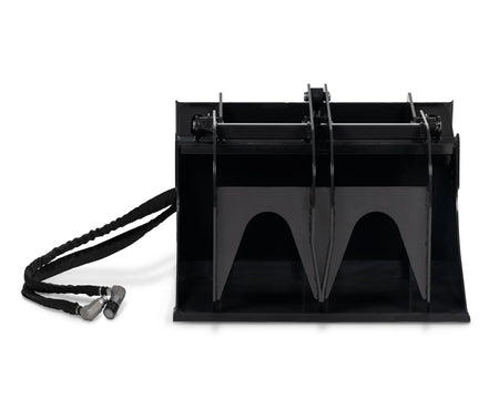 Ignite Attachments 36-Inch Mini Bucket Grapple | Compact All-Purpose Material Handler for Mini Track Loaders - Log Bear Works