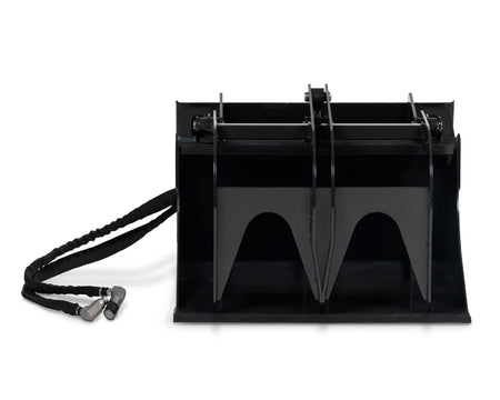 Ignite Attachments 44-Inch Mini Bucket Grapple | All-Purpose Material Handler for Mini Track Loaders - Log Bear Works