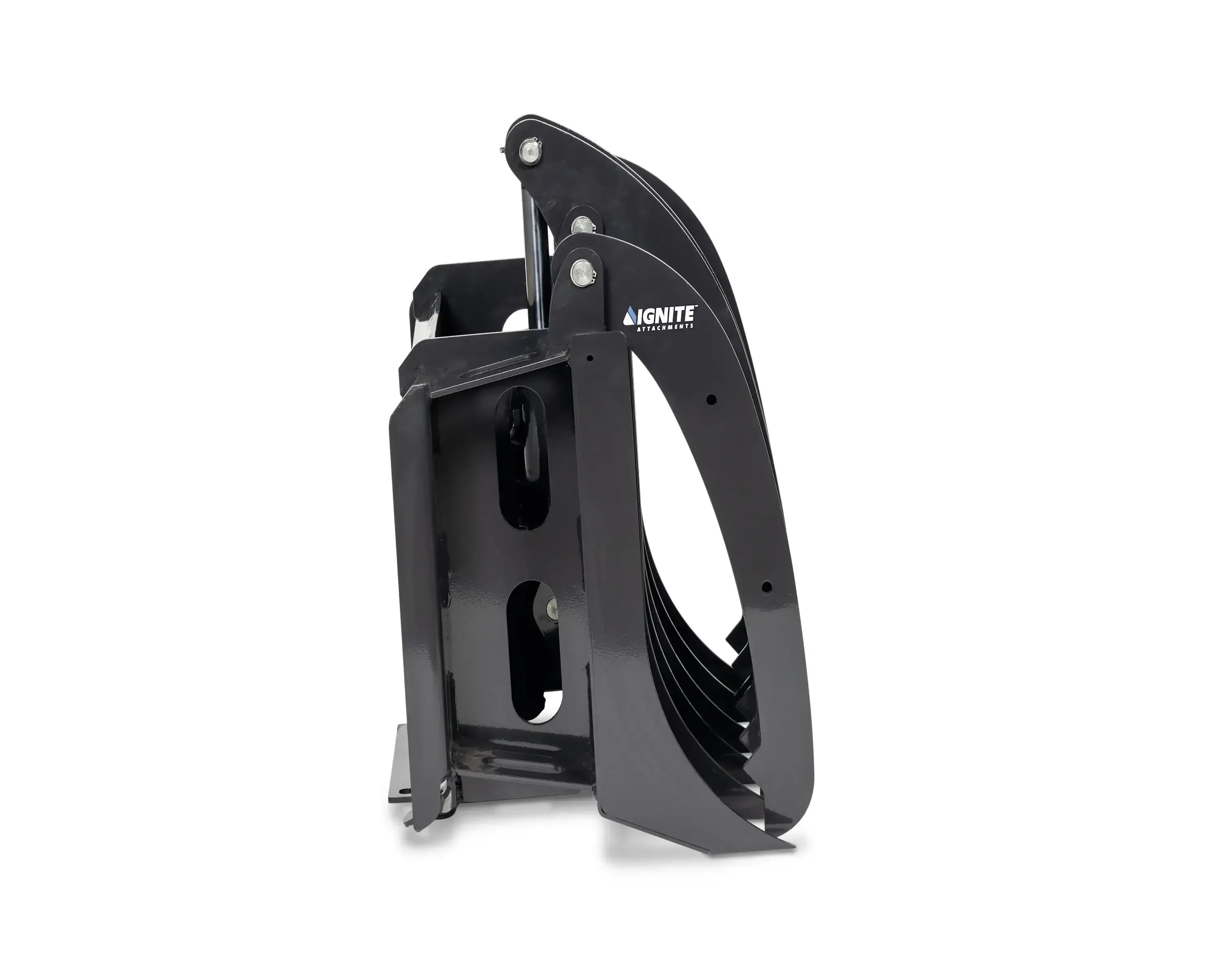 Ignite Attachments 36-Inch Mini Rake Grapple | Compact Land Clearing Attachment for Mini Track Loaders - Log Bear Works