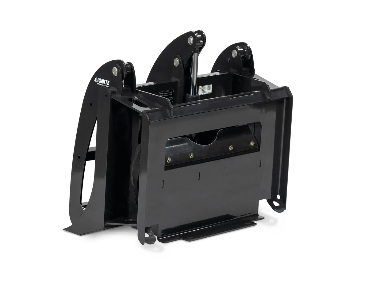 Ignite Attachments 44-Inch Mini Rake Grapple | Compact Land Clearing Attachment for Mini Track Loaders - Log Bear Works