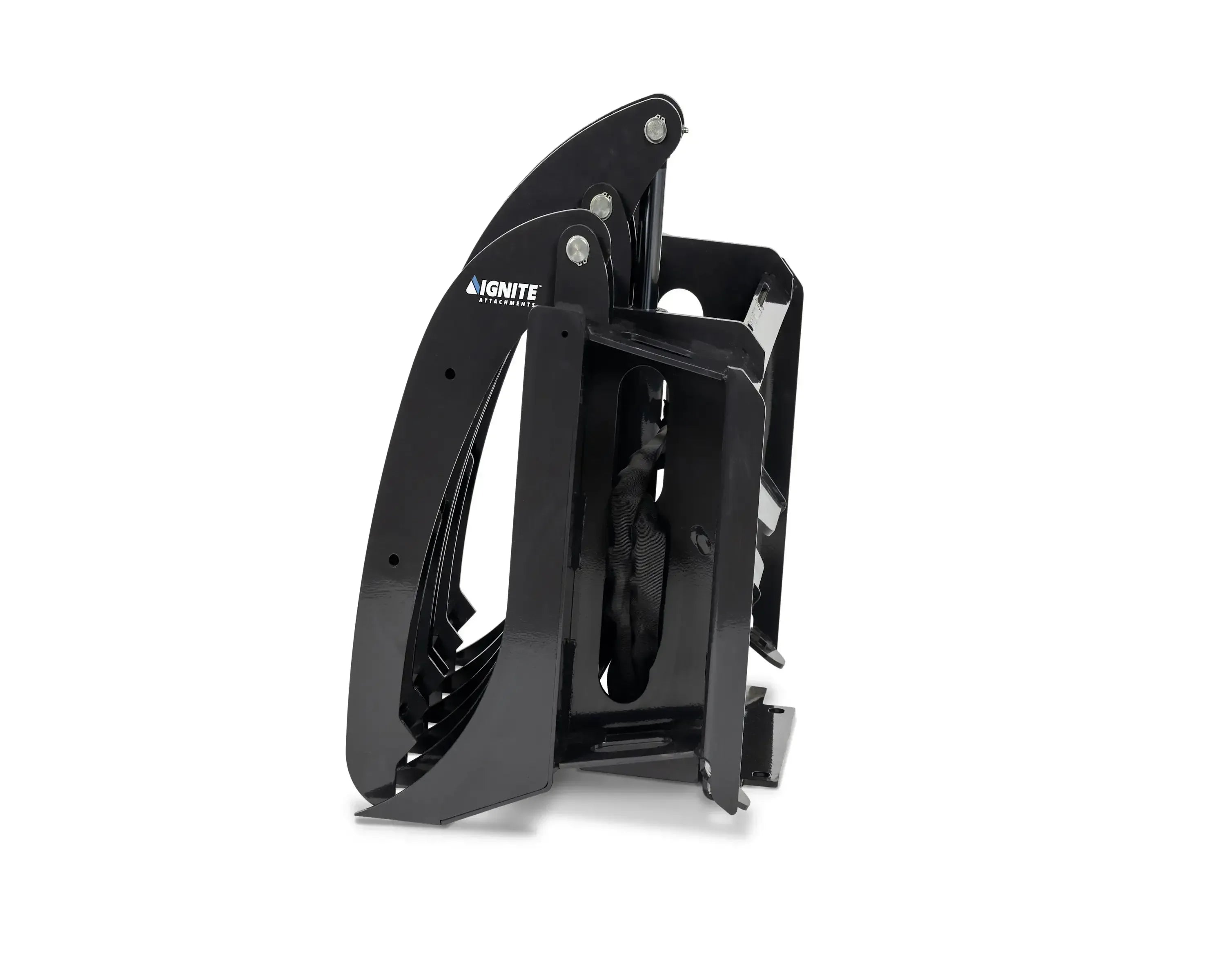 Ignite Attachments 36-Inch Mini Rake Grapple | Compact Land Clearing Attachment for Mini Track Loaders - Log Bear Works