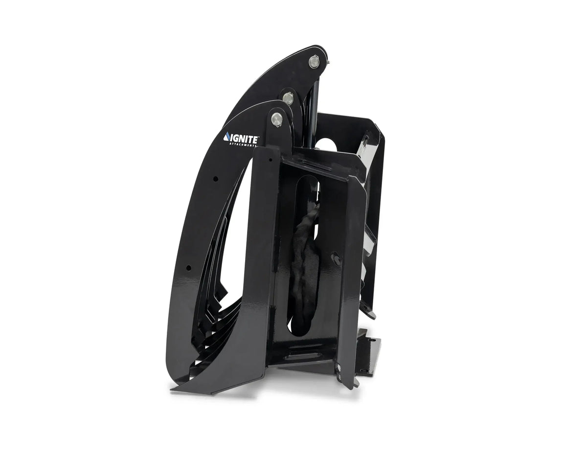 Ignite Attachments 44-Inch Mini Rake Grapple | Compact Land Clearing Attachment for Mini Track Loaders - Log Bear Works