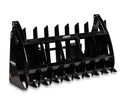 Ignite Attachments 84-Inch Rake Grapple | Maximum Coverage Skid Steer Attachment for Land Clearing & Debris Loading