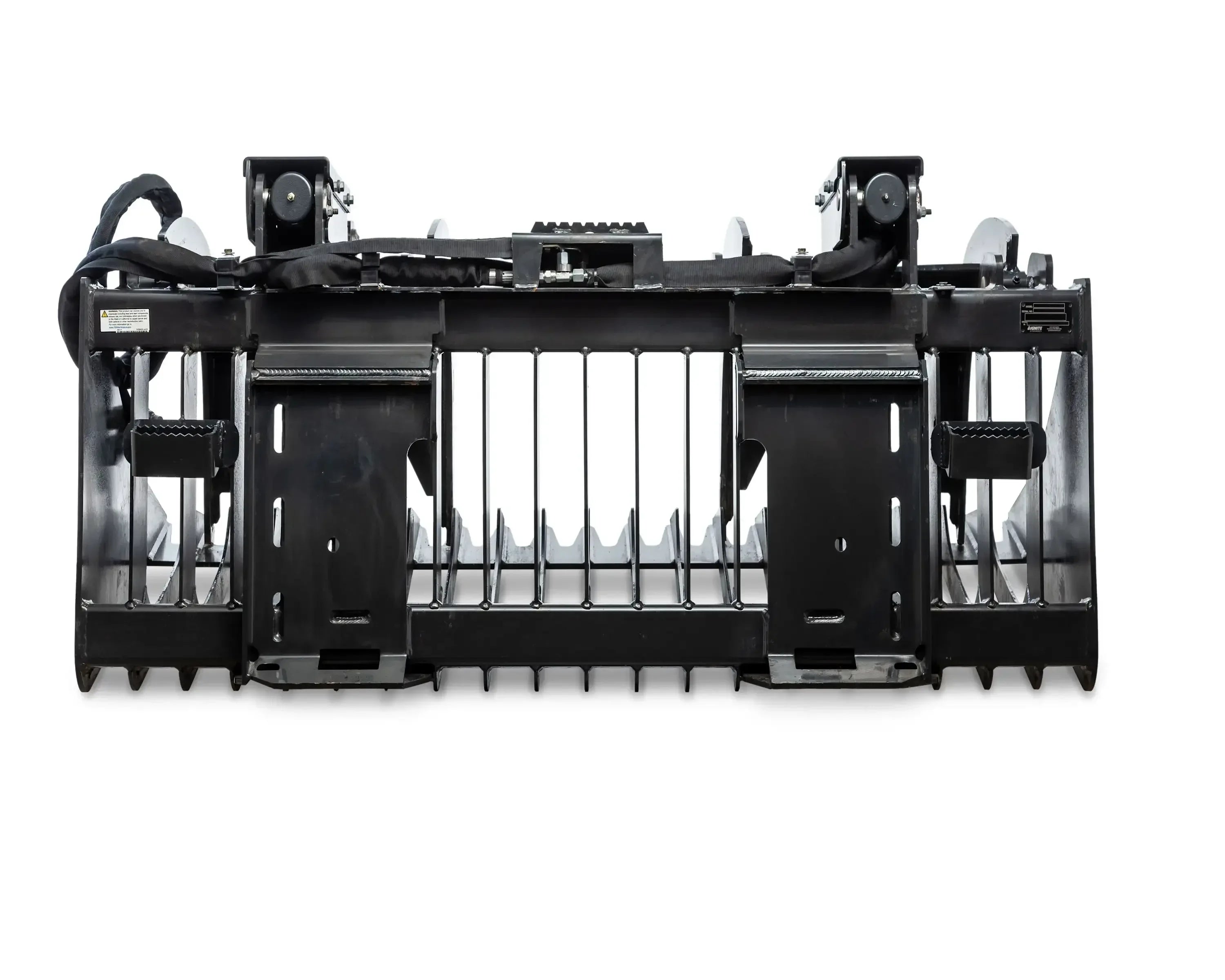 Ignite Attachments 74" Root Grapple | Widest Coverage Skid Steer Land Clearing Attachment - Log Bear Works