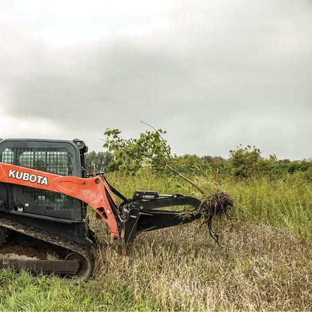 Ignite Attachments 46-Inch Stump Bucket | Heavy-Duty Skid Steer Attachment for Stump & Root Removal - Log Bear Works