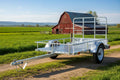 DK2 MMT4X6OG 4x6 Ft Galvanized Steel Dump Utility Trailer | 1,305 LB Payload, DOT LED Lights