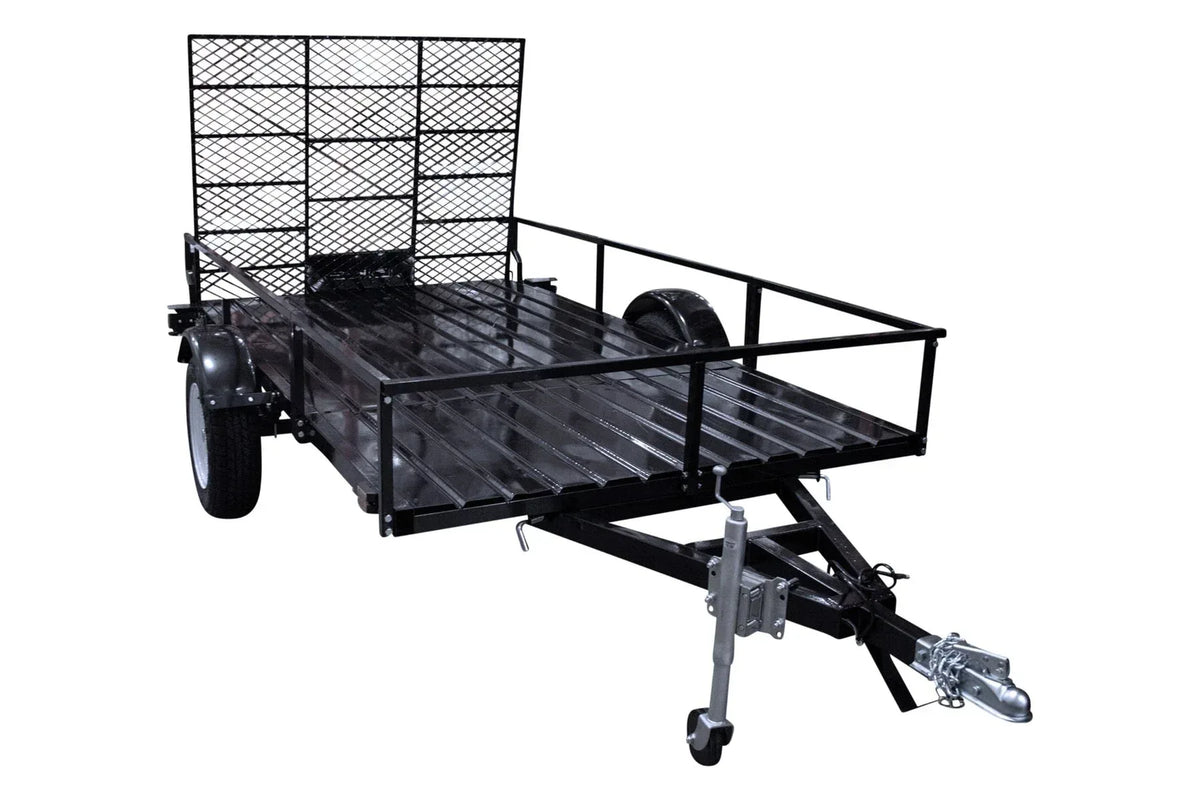 DK2 MMT6X10 Utility Trailer | 1,832 LB Payload, 6x10 Ft Dump Bed, DOT LED Lighting, Road Ready - Log Bear Works