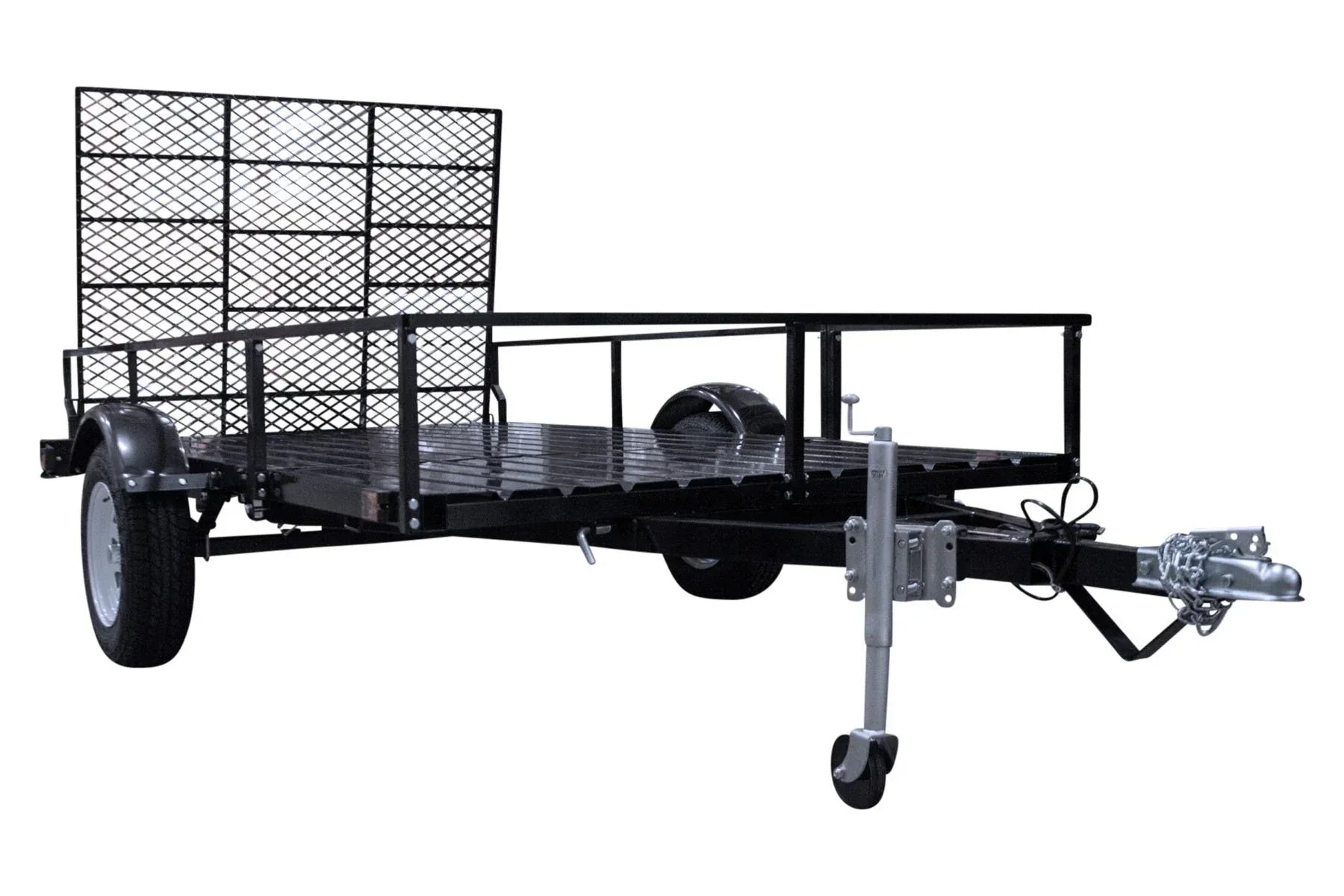 DK2 MMT6X10 Utility Trailer | 1,832 LB Payload, 6x10 Ft Dump Bed, DOT LED Lighting, Road Ready - Log Bear Works