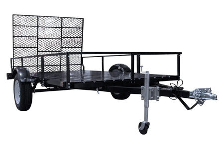 DK2 MMT6X10 Utility Trailer | 1,832 LB Payload, 6x10 Ft Dump Bed, DOT LED Lighting, Road Ready - Log Bear Works