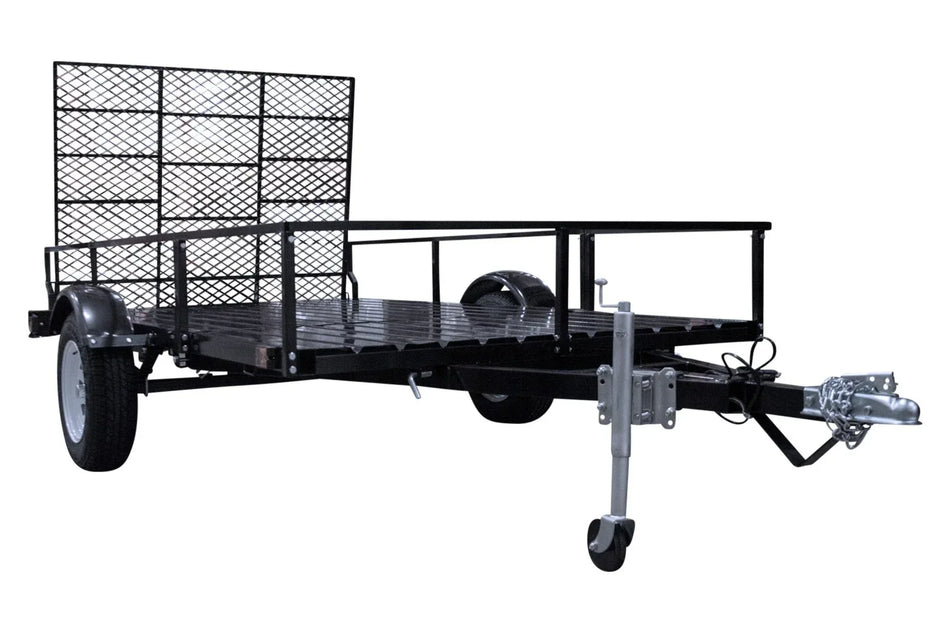 DK2 MMT6X10 Utility Trailer | 1,832 LB Payload, 6x10 Ft Dump Bed, DOT LED Lighting, Road Ready - Log Bear Works