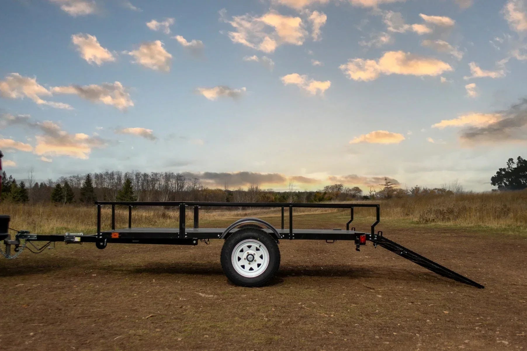 DK2 MMT6X10 Utility Trailer | 1,832 LB Payload, 6x10 Ft Dump Bed, DOT LED Lighting, Road Ready - Log Bear Works