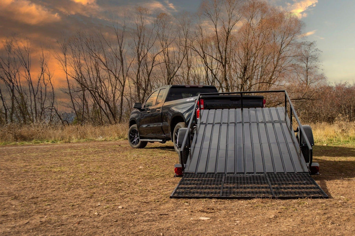 DK2 MMT6X10 Utility Trailer | 1,832 LB Payload, 6x10 Ft Dump Bed, DOT LED Lighting, Road Ready - Log Bear Works