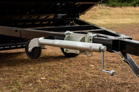 DK2 MMT6X10 Utility Trailer | 1,832 LB Payload, 6x10 Ft Dump Bed, DOT LED Lighting, Road Ready - Log Bear Works