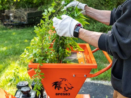 DK2 OPC503V 3-Inch Towable Chipper Shredder Vacuum | 7HP Kohler Engine, Vacuum Kit Included, EPA & CARB Certified - Log Bear Works