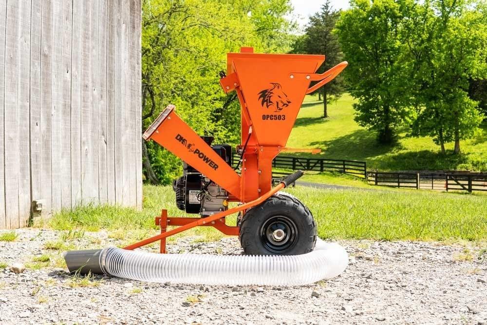 DK2 OPC503V 3-Inch Towable Chipper Shredder Vacuum | 7HP Kohler Engine, Vacuum Kit Included, EPA & CARB Certified - Log Bear Works