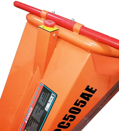 DK2 OPC505AE Towable Brush & Wood Chipper Shredder | 14HP Kohler Electric Start, 5.25-Inch Capacity, Hydraulic Feed Roller - Log Bear Works