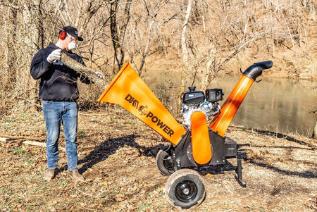 DK2 OPC506 Towable Wood Chipper Shredder | 14HP Kohler Engine, 6.25-Inch Capacity, Cyclonic Drum, EPA & CARB Certified - Log Bear Works