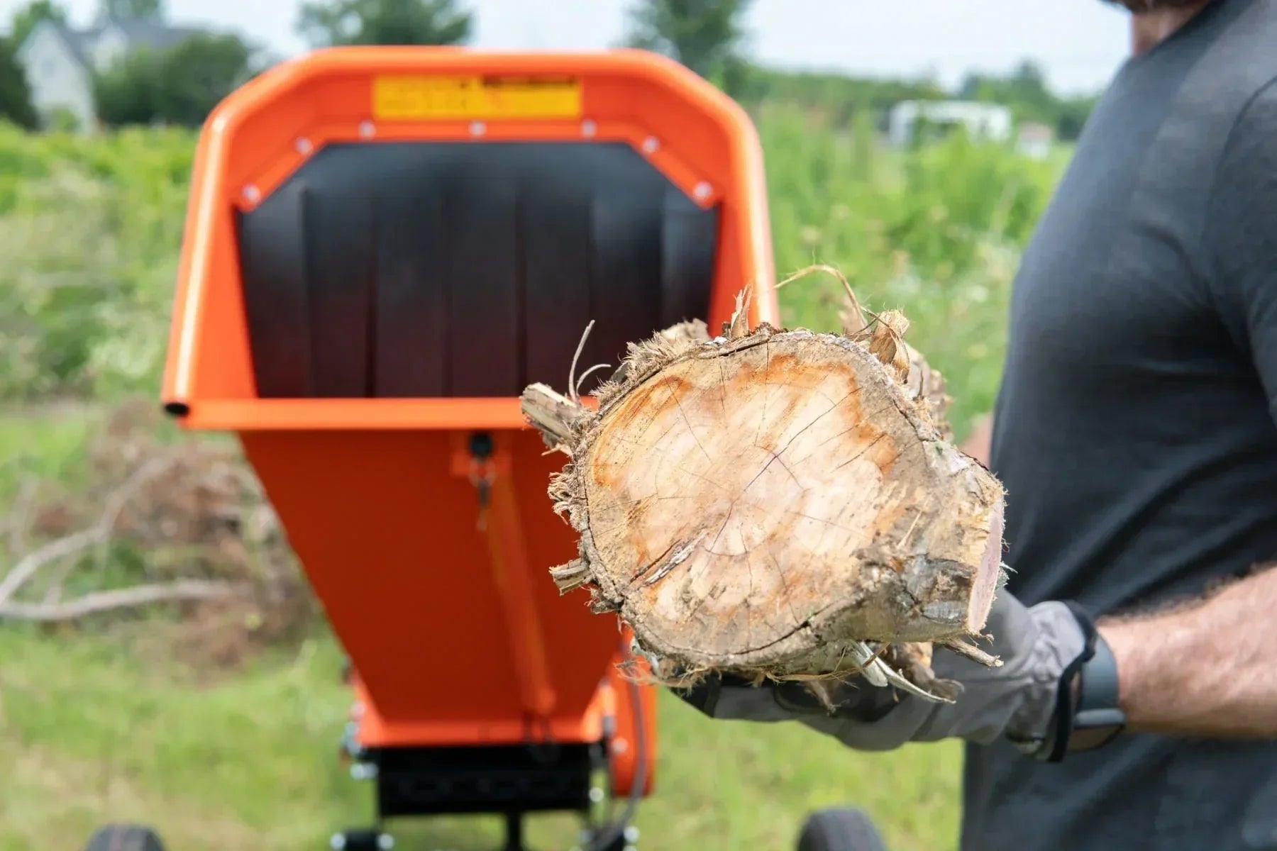 DK2 OPC506E Towable Brush Chipper Shredder | 14HP Kohler Electric Start, 6.25-Inch Capacity, Cyclonic Drum - Log Bear Works