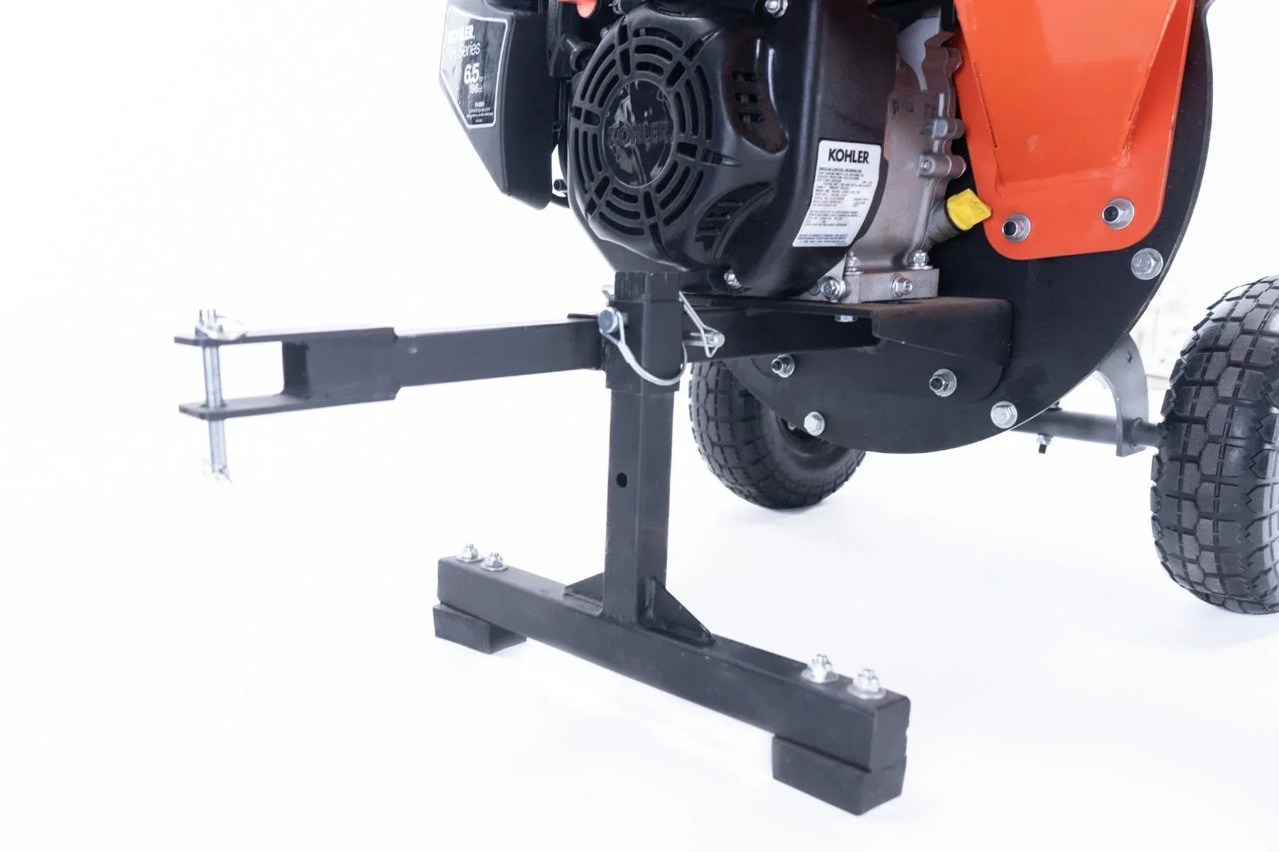 DK2 OPC513 3-Inch Towable Wood & Brush Chipper Shredder | 6.5HP Kohler Engine, Chip Bag Included, Lawn Tractor & ATV Hitch - Log Bear Works