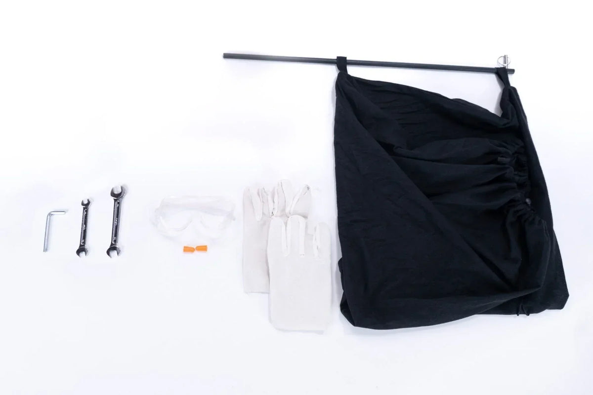 DK2 OPC513 3-Inch Towable Wood & Brush Chipper Shredder | 6.5HP Kohler Engine, Chip Bag Included, Lawn Tractor & ATV Hitch - Log Bear Works