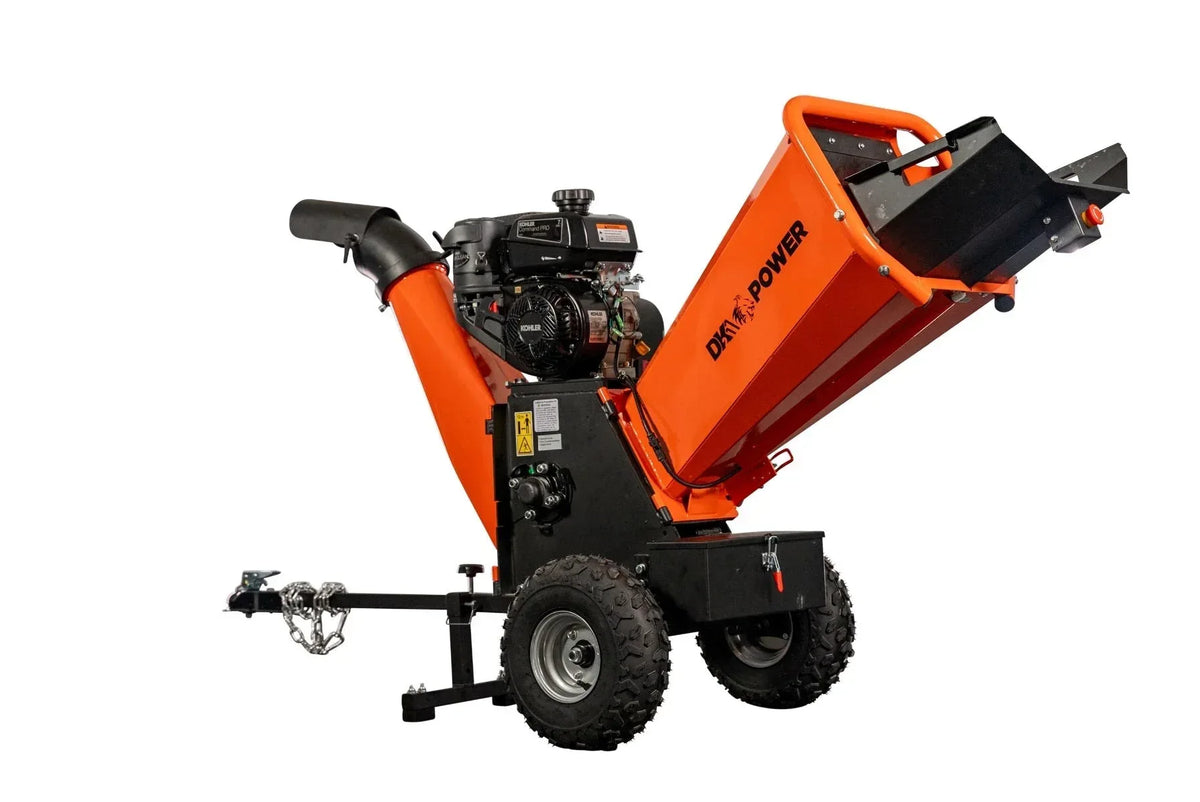 DK2 OPC524 Towable Brush Chipper Shredder | 7HP Kohler Engine, 4-Inch Capacity, EPA & CARB Certified - Log Bear Works