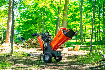DK2 OPC524 Towable Brush Chipper Shredder | 7HP Kohler Engine, 4-Inch Capacity, EPA & CARB Certified - Log Bear Works
