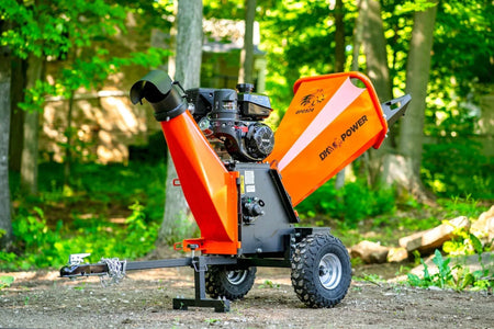 DK2 OPC524 Towable Brush Chipper Shredder | 7HP Kohler Engine, 4-Inch Capacity, EPA & CARB Certified - Log Bear Works