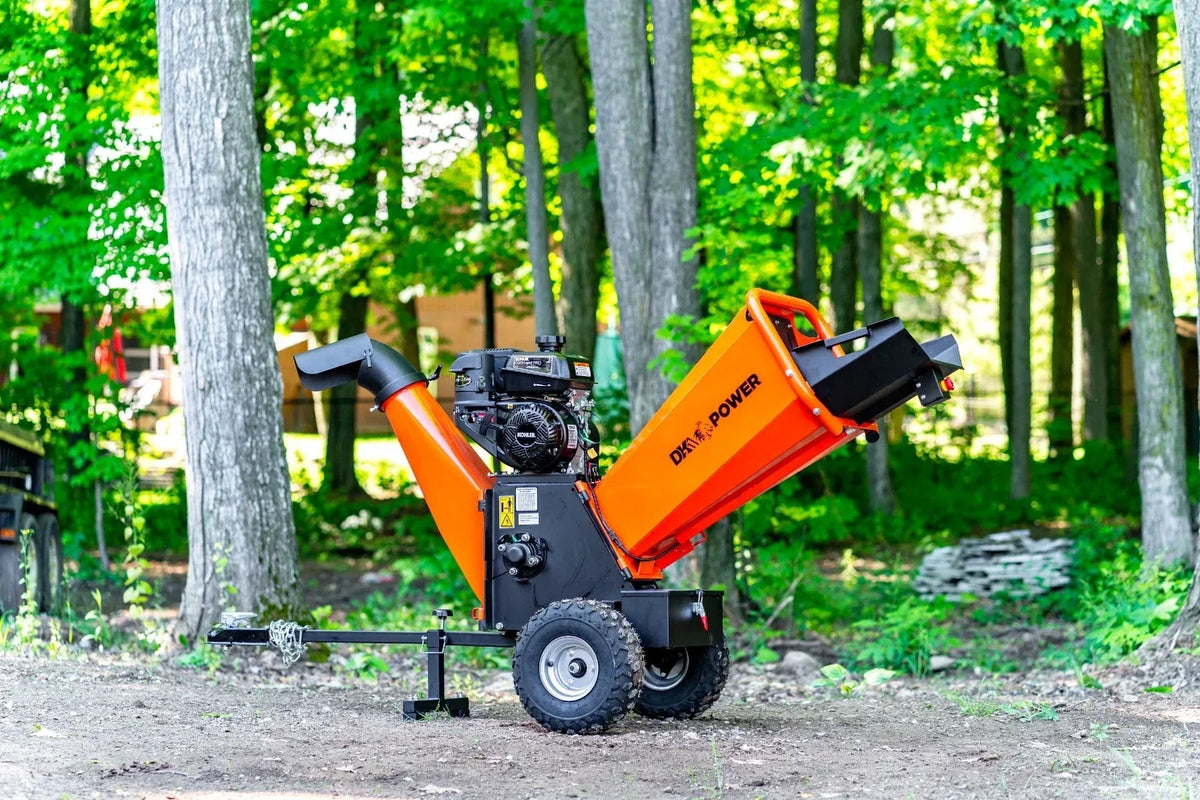 DK2 OPC524 Towable Brush Chipper Shredder | 7HP Kohler Engine, 4-Inch Capacity, EPA & CARB Certified - Log Bear Works