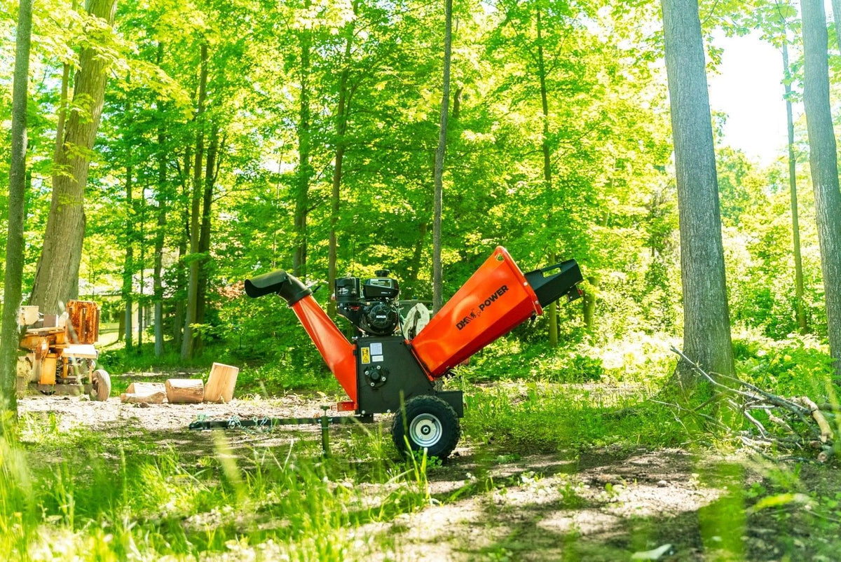DK2 OPC524 Towable Brush Chipper Shredder | 7HP Kohler Engine, 4-Inch Capacity, EPA & CARB Certified - Log Bear Works