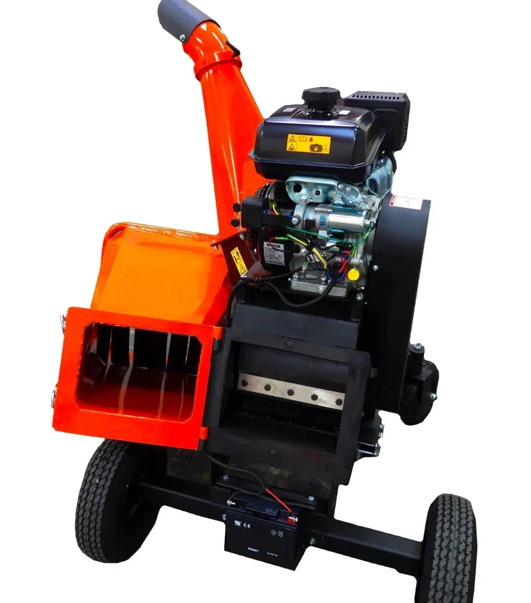 DK2 OPC506E Towable Brush Chipper Shredder | 14HP Kohler Electric Start, 6.25-Inch Capacity, Cyclonic Drum - Log Bear Works