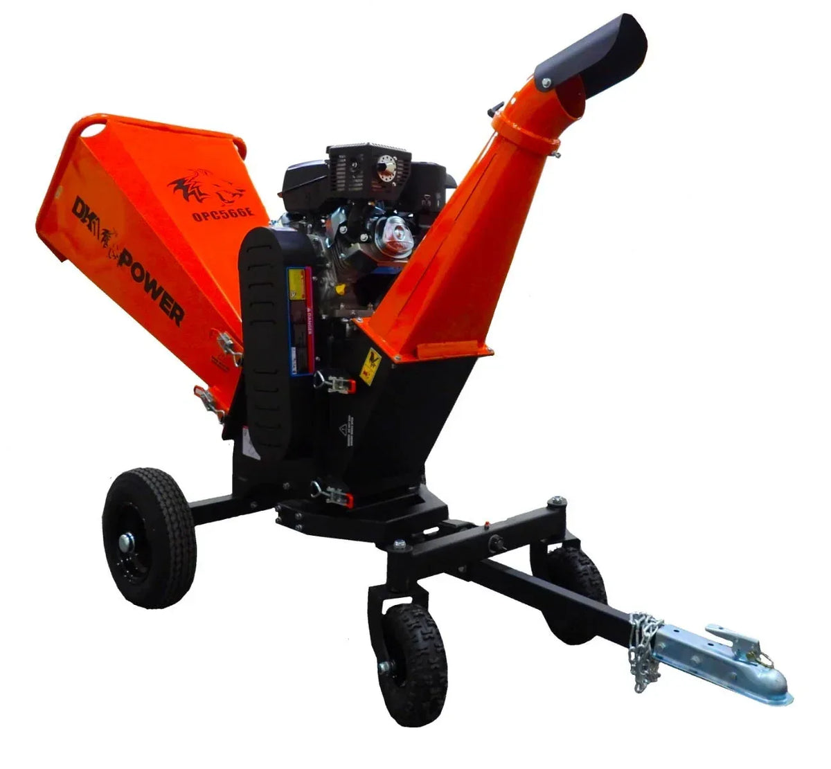 DK2 OPC506E Towable Brush Chipper Shredder | 14HP Kohler Electric Start, 6.25-Inch Capacity, Cyclonic Drum - Log Bear Works