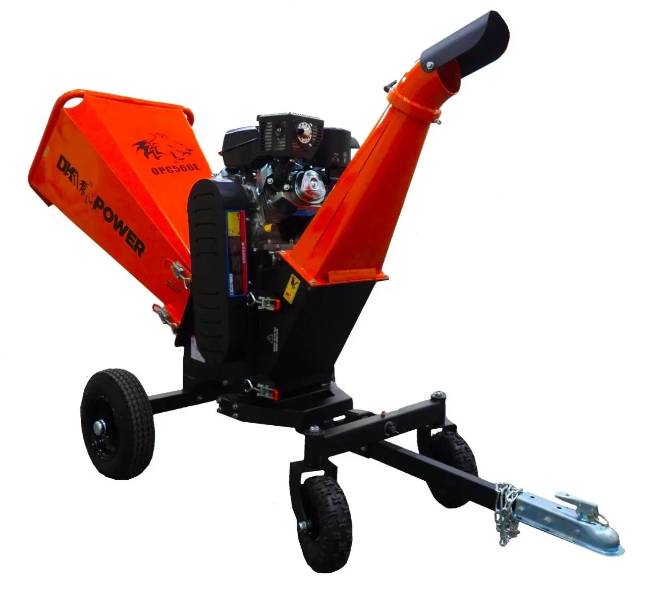 DK2 OPC506E Towable Brush Chipper Shredder | 14HP Kohler Electric Start, 6.25-Inch Capacity, Cyclonic Drum - Log Bear Works