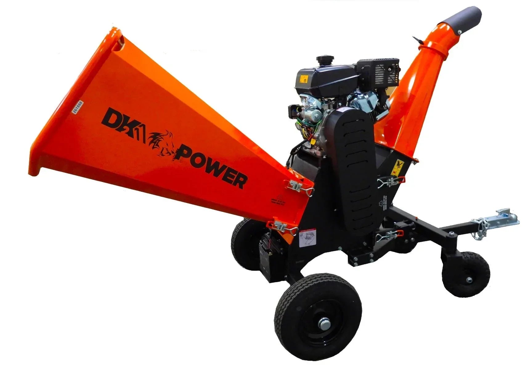 DK2 OPC506E Towable Brush Chipper Shredder | 14HP Kohler Electric Start, 6.25-Inch Capacity, Cyclonic Drum - Log Bear Works