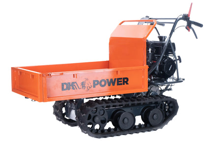 DK2 OPD813 Gas-Powered Dump Cart | 7HP Kohler Engine, 660 LB Payload, Detachable Bucket, Off-Road Tracks - Log Bear Works