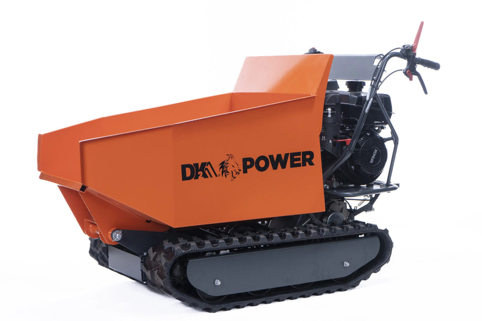 DK2 OPD814 Gas-Powered Hydraulic Dump Cart | 9.5HP Kohler, 1,100 LB Payload, Tracked Off-Road - Log Bear Works