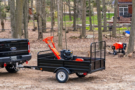 DK2 OPG888E Towable Stump Grinder | 14HP Kohler Electric Start, 12 Carbide Teeth, 14-Inch Above & 10-Inch Below Ground - Log Bear Works