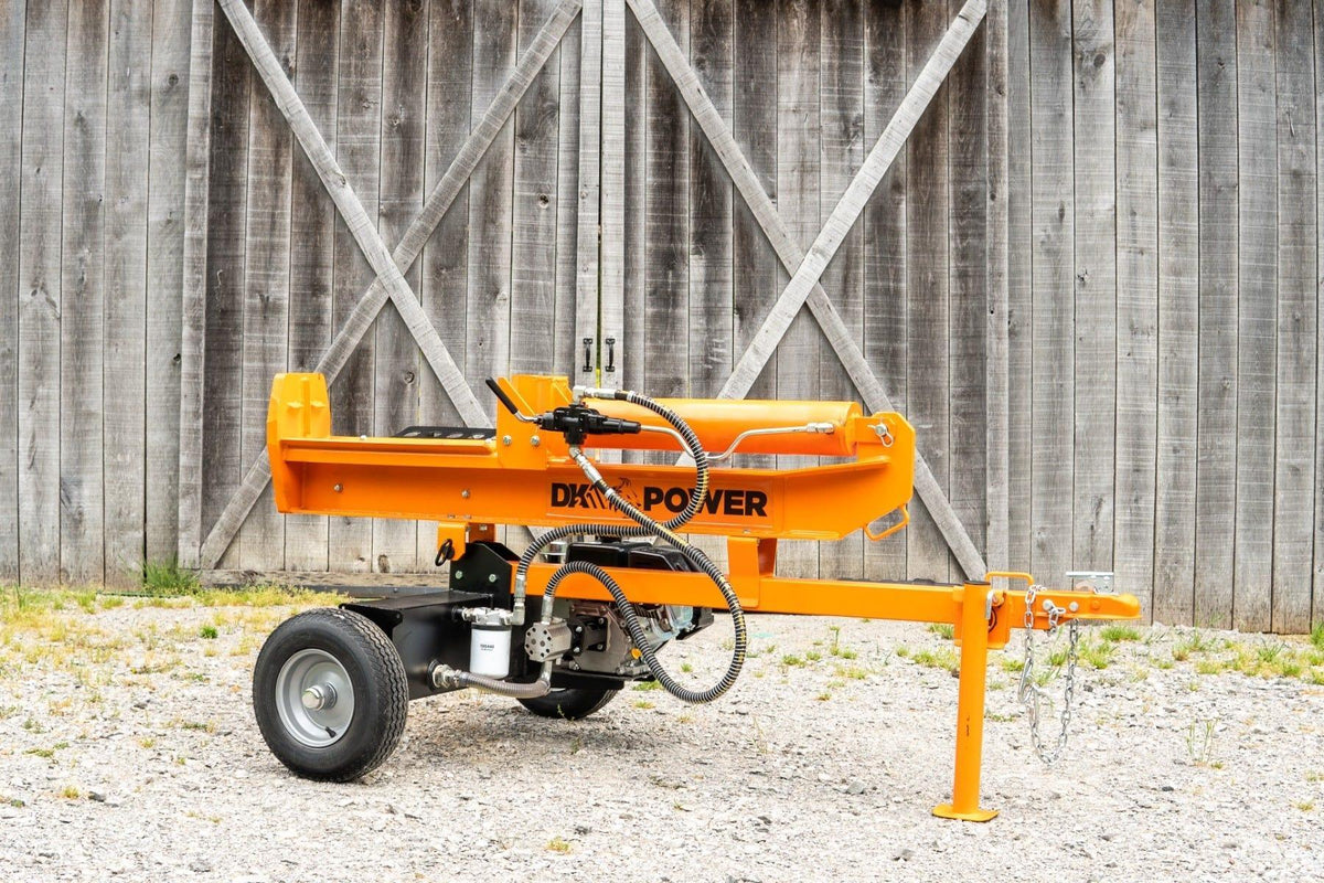 DK2 OPS227 27-Ton Hydraulic Log Splitter | 6.5HP Kohler Engine, 13-Second Cycle, Horizontal & Vertical - Log Bear Works