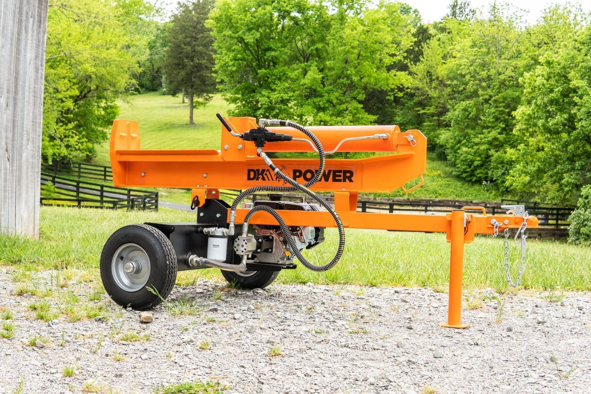 DK2 OPS227 27-Ton Hydraulic Log Splitter | 6.5HP Kohler Engine, 13-Second Cycle, Horizontal & Vertical - Log Bear Works