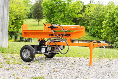 DK2 OPS227 27-Ton Hydraulic Log Splitter | 6.5HP Kohler Engine, 13-Second Cycle, Horizontal & Vertical - Log Bear Works