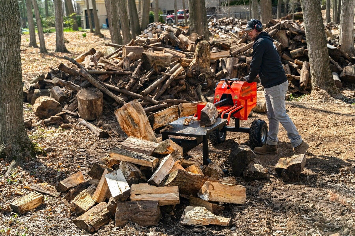 DK2 OPS240 Kinetic Log Splitter | 40-Ton, 1-Second Cycle, 7HP Kohler Engine, EPA & CARB Certified - Log Bear Works