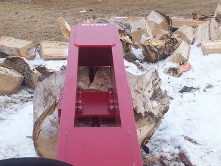 TM Manufacturing Pro SkidSplitter | Commercial Skid Steer Log Splitter, Viewing Window, USA-Made - Log Bear Works
