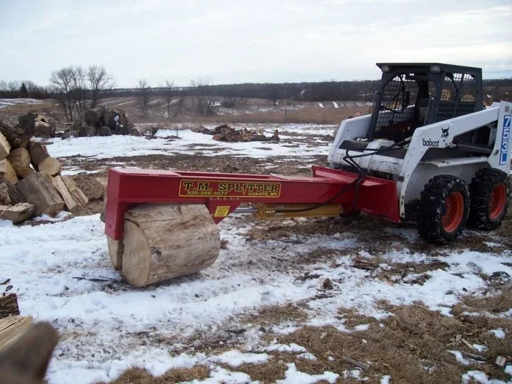 TM Manufacturing Pro SkidSplitter | Commercial Skid Steer Log Splitter, Viewing Window, USA-Made - Log Bear Works