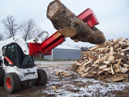 TM Manufacturing Pro SkidSplitter | Commercial Skid Steer Log Splitter, Viewing Window, USA-Made - Log Bear Works