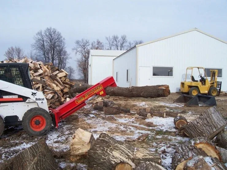 TM Manufacturing Pro SkidSplitter | Commercial Skid Steer Log Splitter, Viewing Window, USA-Made - Log Bear Works