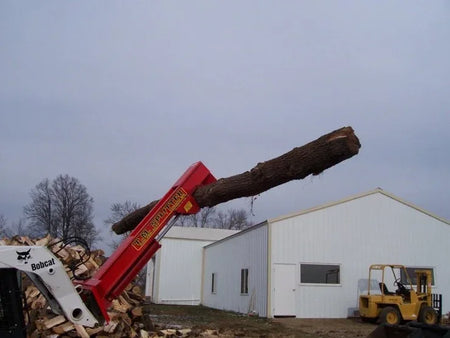 TM Manufacturing Pro SkidSplitter | Commercial Skid Steer Log Splitter, Viewing Window, USA-Made - Log Bear Works